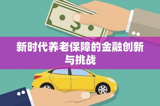 宝安新时代养老保障的金融创新与挑战