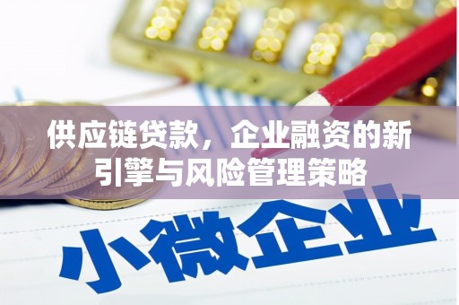 宝安供应链贷款，企业融资的新引擎与风险管理策略