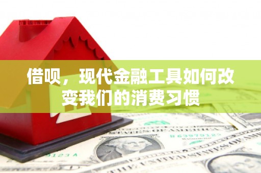 宝安借呗，现代金融工具如何改变我们的消费习惯
