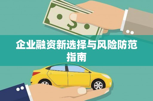 宝安企业融资新选择与风险防范指南